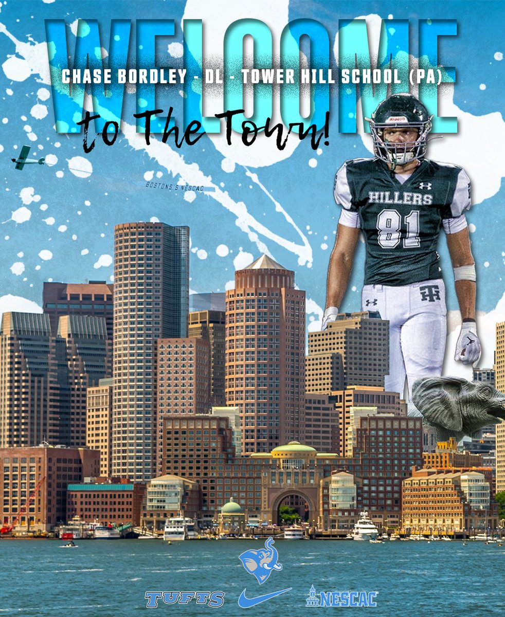 Tufts University Football (@footballtufts) on Twitter photo Welcome to Boston's NESCAC, Chase Bordley!
ποΈ <a href="/cbordley81/">Chase Bordley</a>
π DL
π« Tower Hill School Welcome to Boston's NESCAC, Chase Bordley!
ποΈ <a href="/cbordley81/">Chase Bordley</a>
π DL
π« Tower Hill School
