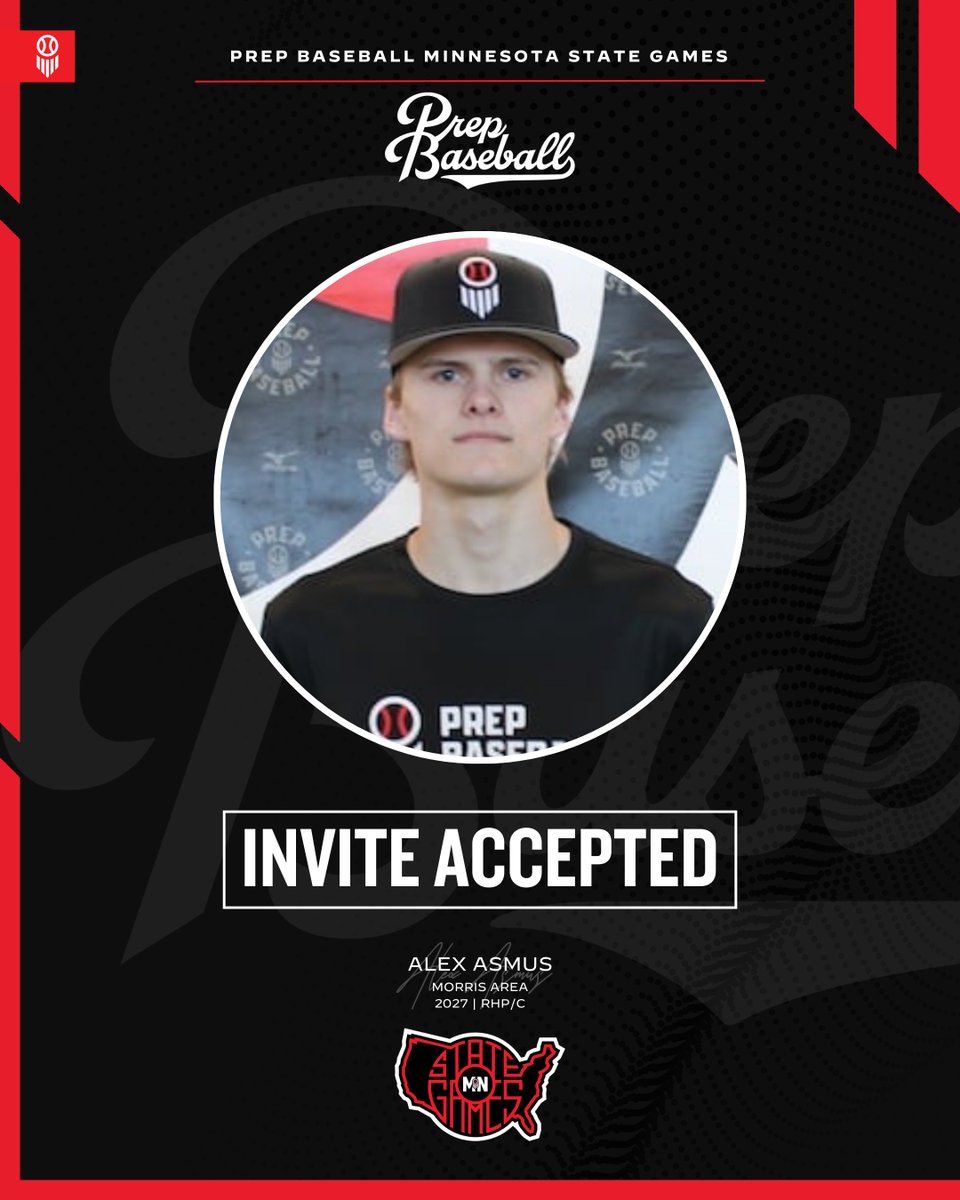 Prep Baseball Minnesota (@prepbaseballmn) on Twitter photo ๐ ๐ถ๐ป๐ป๐ฒ๐๐ผ๐๐ฎ ๐ฆ๐๐ฎ๐๐ฒ ๐๐ฎ๐บ๐ฒ๐: ๐๐ฏ๐ท๐ช๐ต๐ฆ ๐๐ค๐ค๐ฆ๐ฑ๐ต๐ฆ๐ฅ โ
Alex Asmus | <a href="/alexasmus_04/">Alex Asmus</a>
โน๏ธ 2027, RHP/C, Morris Area
๐ค loom.ly/lVFrFoo
๐๐ฆ๐ฒ๐ถ๐ฆ๐ด๐ต ๐บ๐ฐ๐ถ๐ณ ๐ช๐ฏ๐ท๐ช๐ต๐ฆ โก๏ธ loom.ly/_dZjLT0 ๐ ๐ถ๐ป๐ป๐ฒ๐๐ผ๐๐ฎ ๐ฆ๐๐ฎ๐๐ฒ ๐๐ฎ๐บ๐ฒ๐: ๐๐ฏ๐ท๐ช๐ต๐ฆ ๐๐ค๐ค๐ฆ๐ฑ๐ต๐ฆ๐ฅ โ
Alex Asmus | <a href="/alexasmus_04/">Alex Asmus</a>
โน๏ธ 2027, RHP/C, Morris Area
๐ค loom.ly/lVFrFoo
๐๐ฆ๐ฒ๐ถ๐ฆ๐ด๐ต ๐บ๐ฐ๐ถ๐ณ ๐ช๐ฏ๐ท๐ช๐ต๐ฆ โก๏ธ loom.ly/_dZjLT0