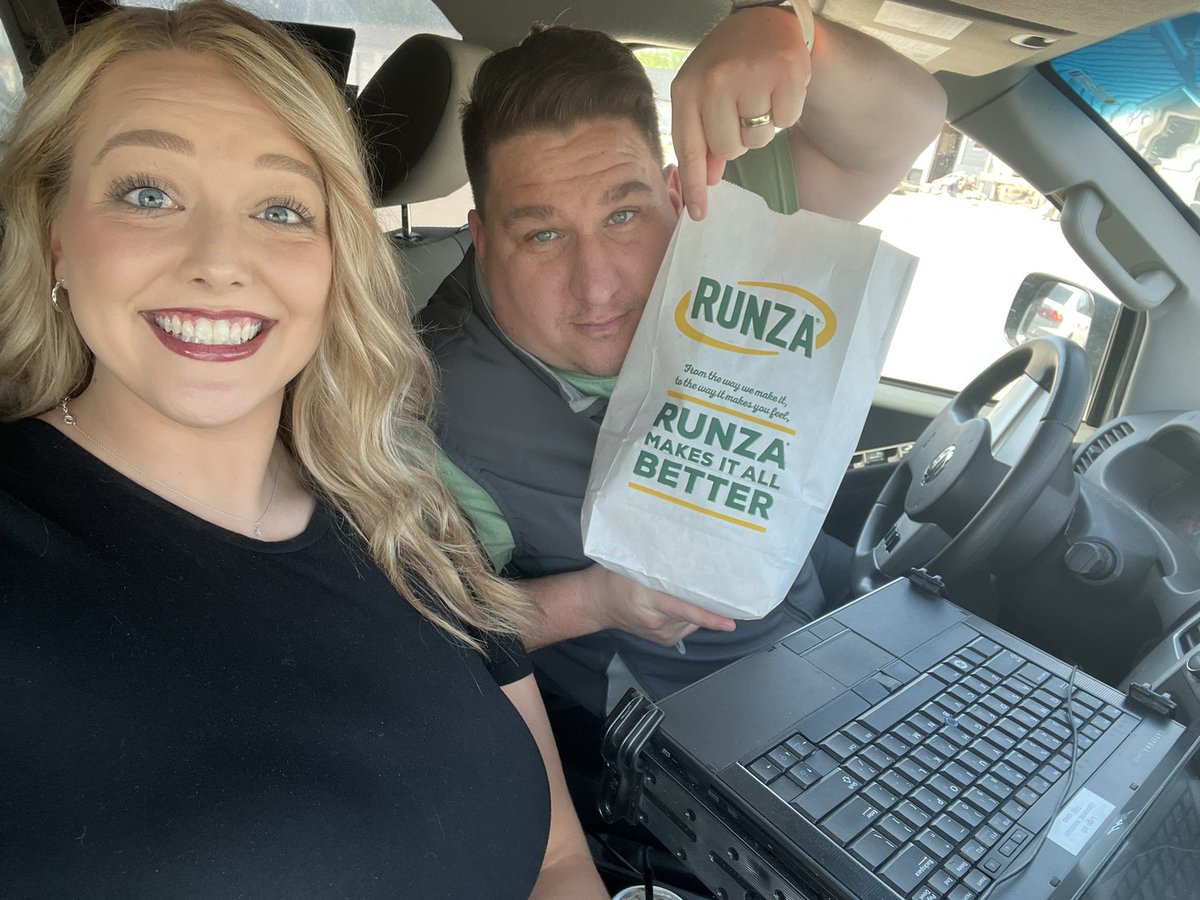 DaniShenk1011's tweet image. When in #York, I’ve got to stop at my hometown Runza!
We took the 10/11 Streaming Studio on the road for a visit at @YmsDukes. Had such a blast showing the next generation of newsies the future of the business 📺 @WxRentschler