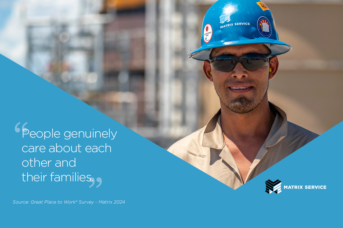 How do we stand out from the rest? Our people. It's their focus on quality and safety, and their expertise that sets us apart. Quick-apply and join us.

#whyMatrix #matrixcraftjobs #workformatrix  #industrialconstructionjobs

ow.ly/IVrJ50TvJ9X