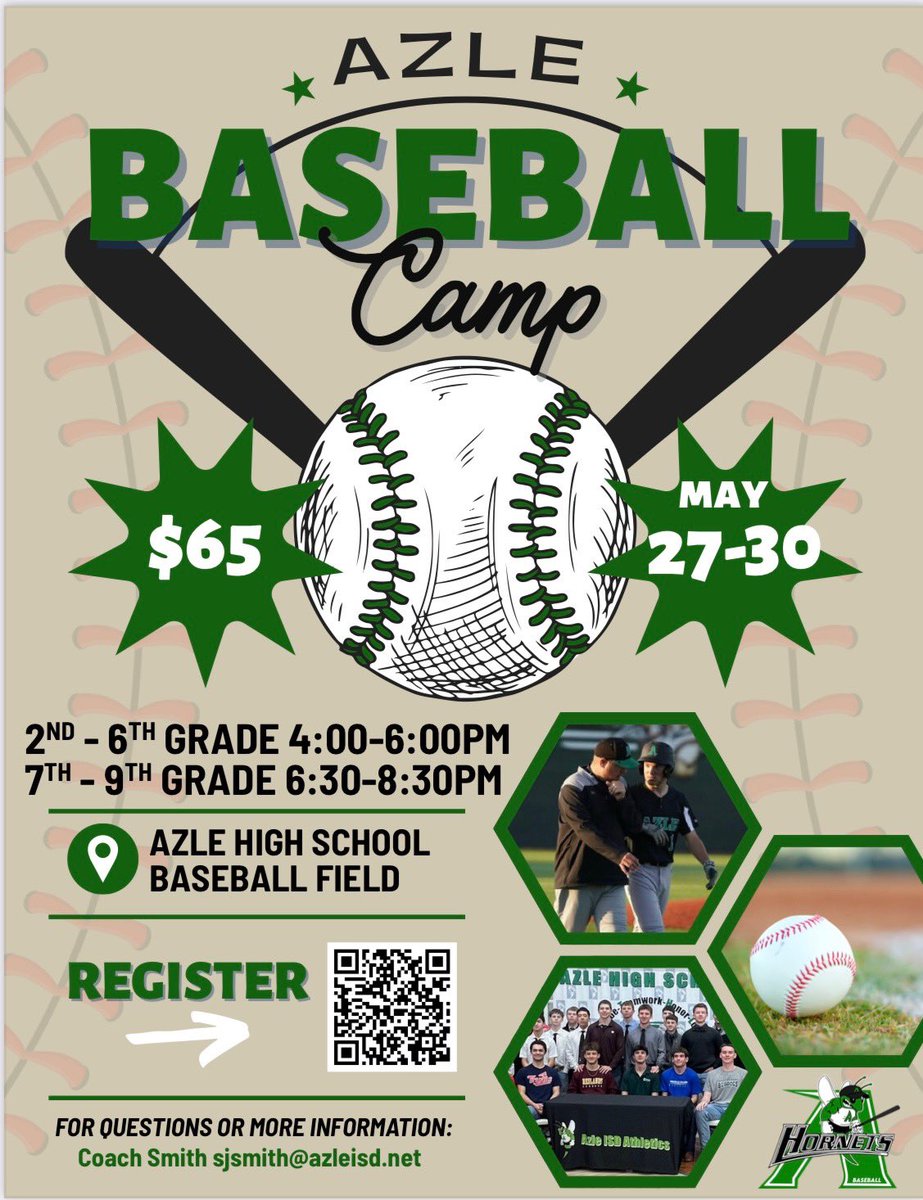 This is a great camp to attend for all athletes interested in improving their baseball skills