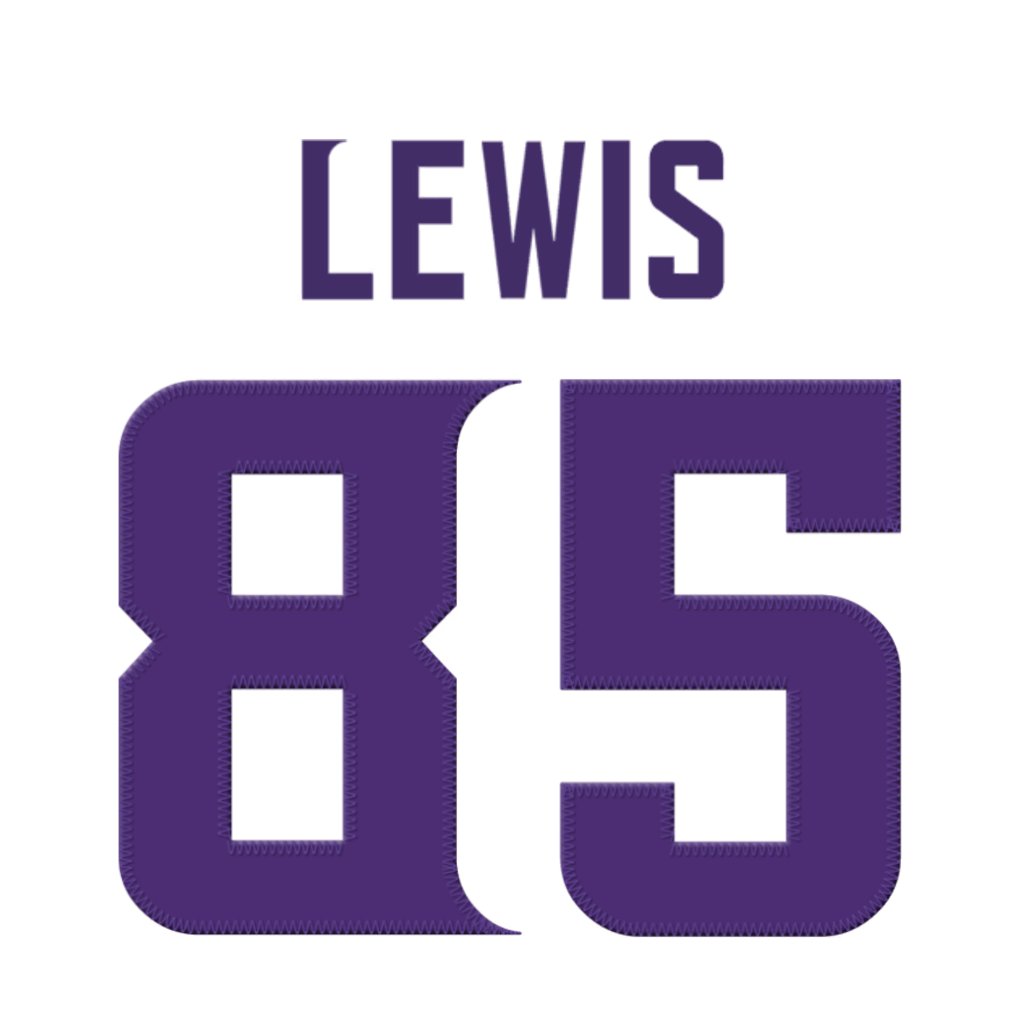 NFL Jersey Numbers (@nfl_jersey_num) on Twitter photo Minnesota Vikings WR Robert Lewis (<a href="/Robert1K_/">Robert Lewis</a>) is wearing number 85. Last assigned to Robert Tonyan. #Skol Minnesota Vikings WR Robert Lewis (<a href="/Robert1K_/">Robert Lewis</a>) is wearing number 85. Last assigned to Robert Tonyan. #Skol