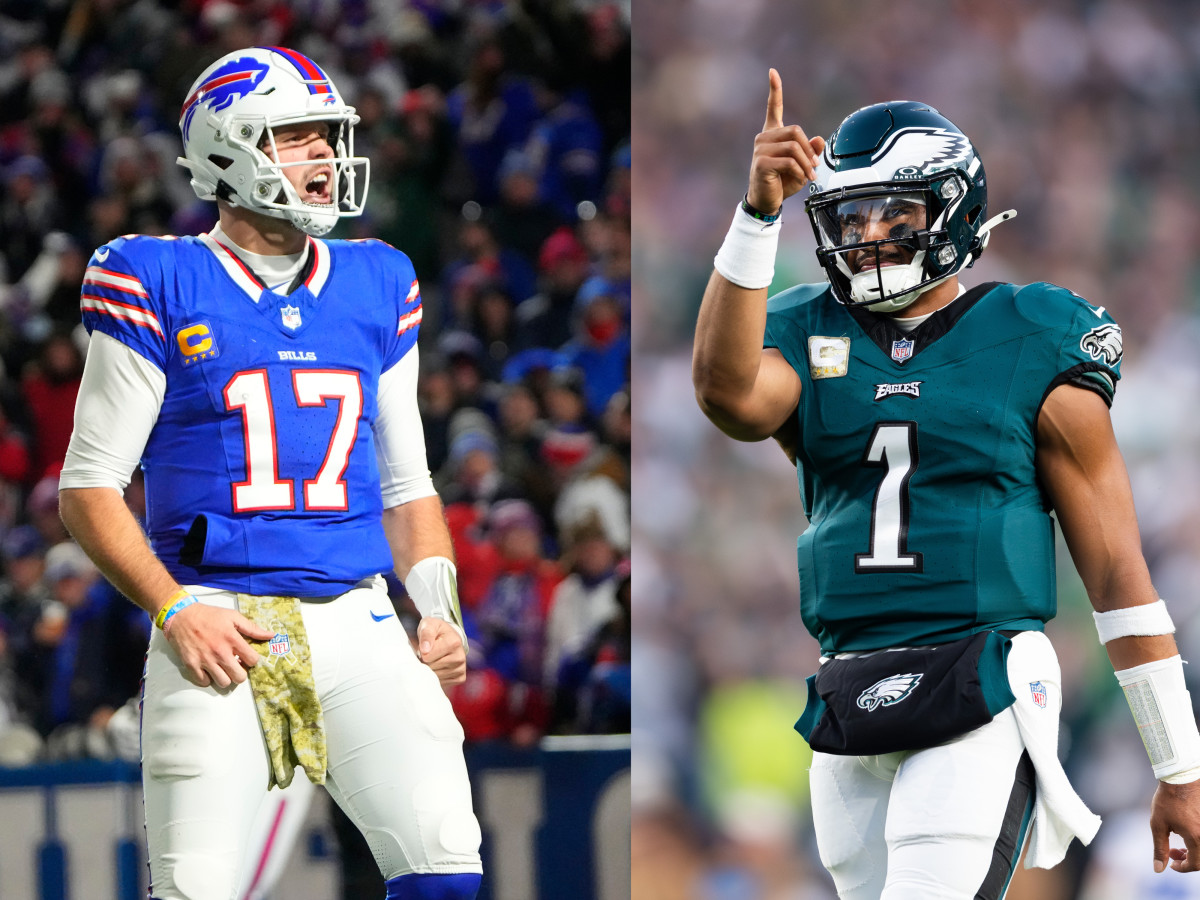 NFL_DovKleiman's tweet image. Insane: Bills star QB Josh Allen has defeated every team in the NFL except the Eagles 😳🤯

Josh Allen has a 0-2 record against the Eagles.

The first loss was in the 2019 season, when the Eagles beat the Bills 31-13. The second loss came in 2023, when the Eagles beat the Bills…