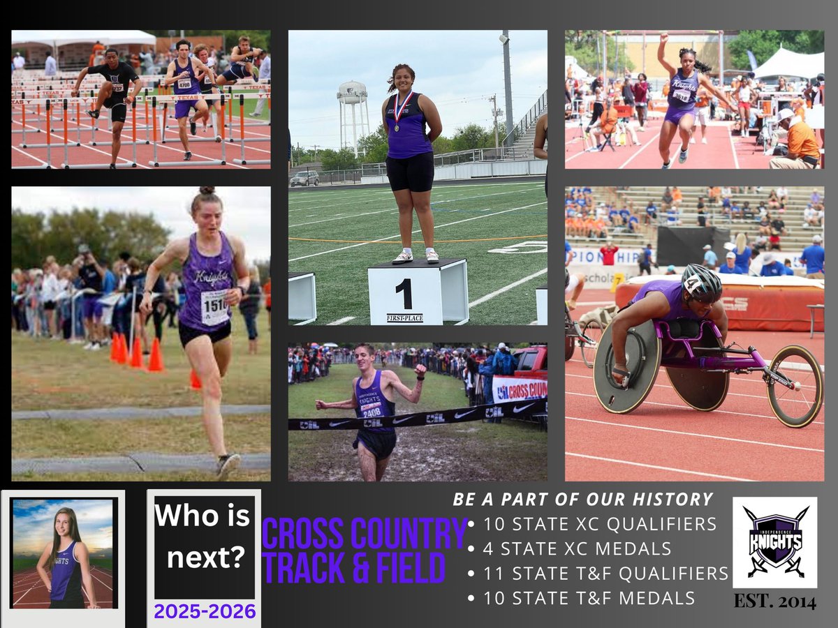 You could be our next state medalist! Never know unless you try! Join us next year on the path to being great.⚔️