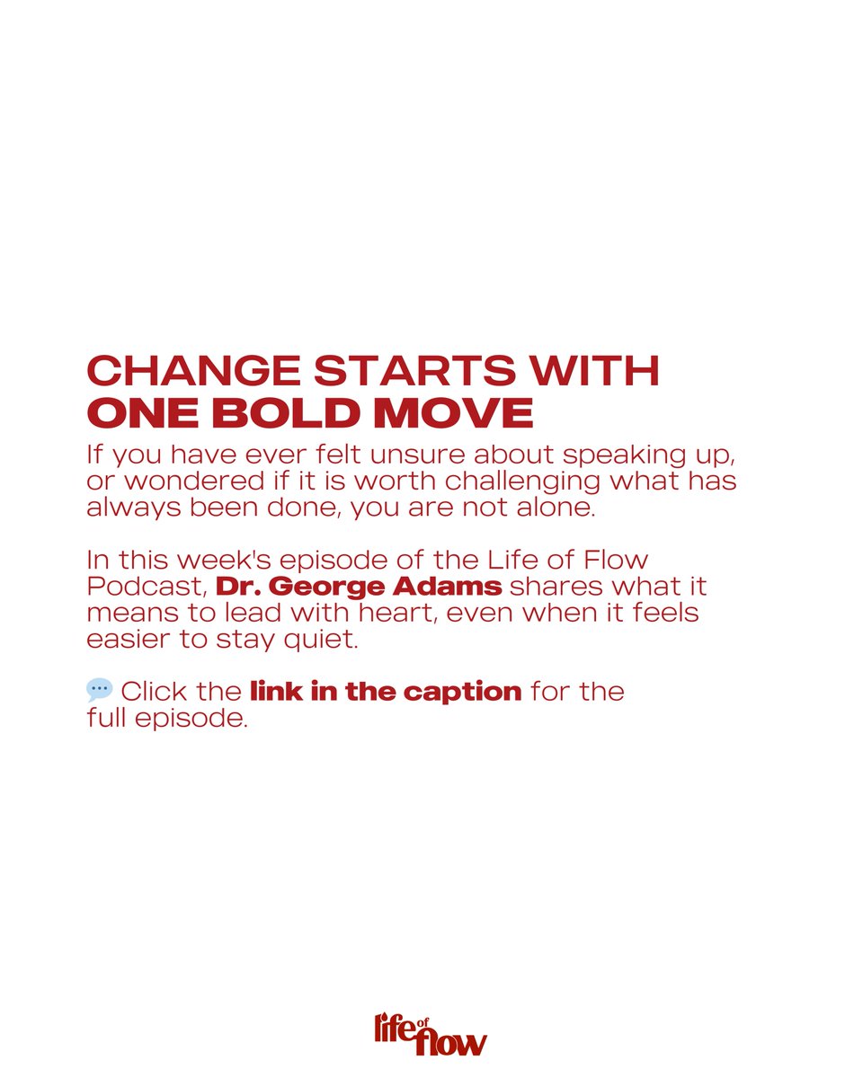 Most people only celebrate the change they can already see.
But real leadership happens way earlier, when the path is still messy, uncertain, and uncomfortable.

The ones who move medicine forward are the ones willing to risk being questioned before they are recognized.
To step