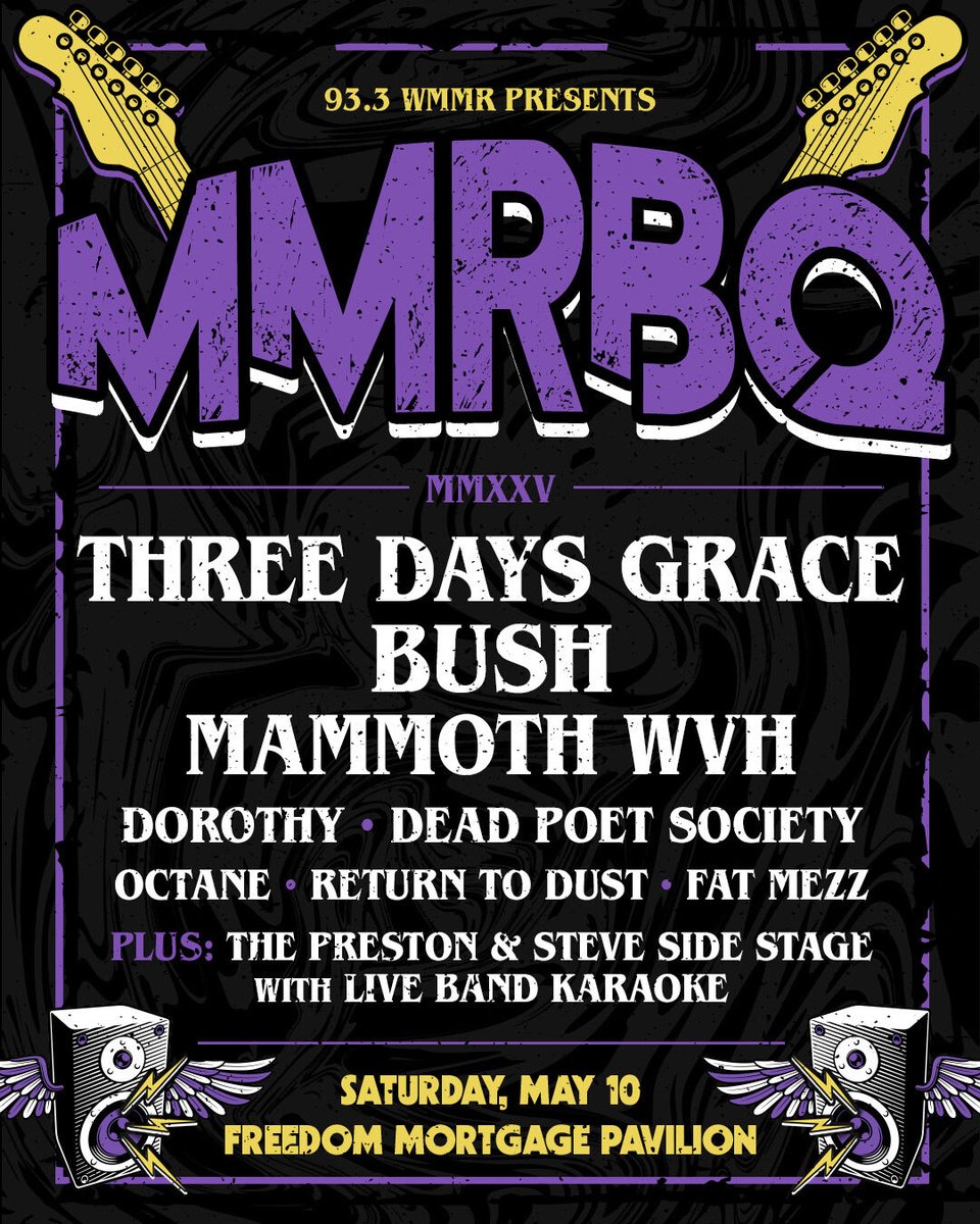 MMRBQ 2026 Lineup Poster