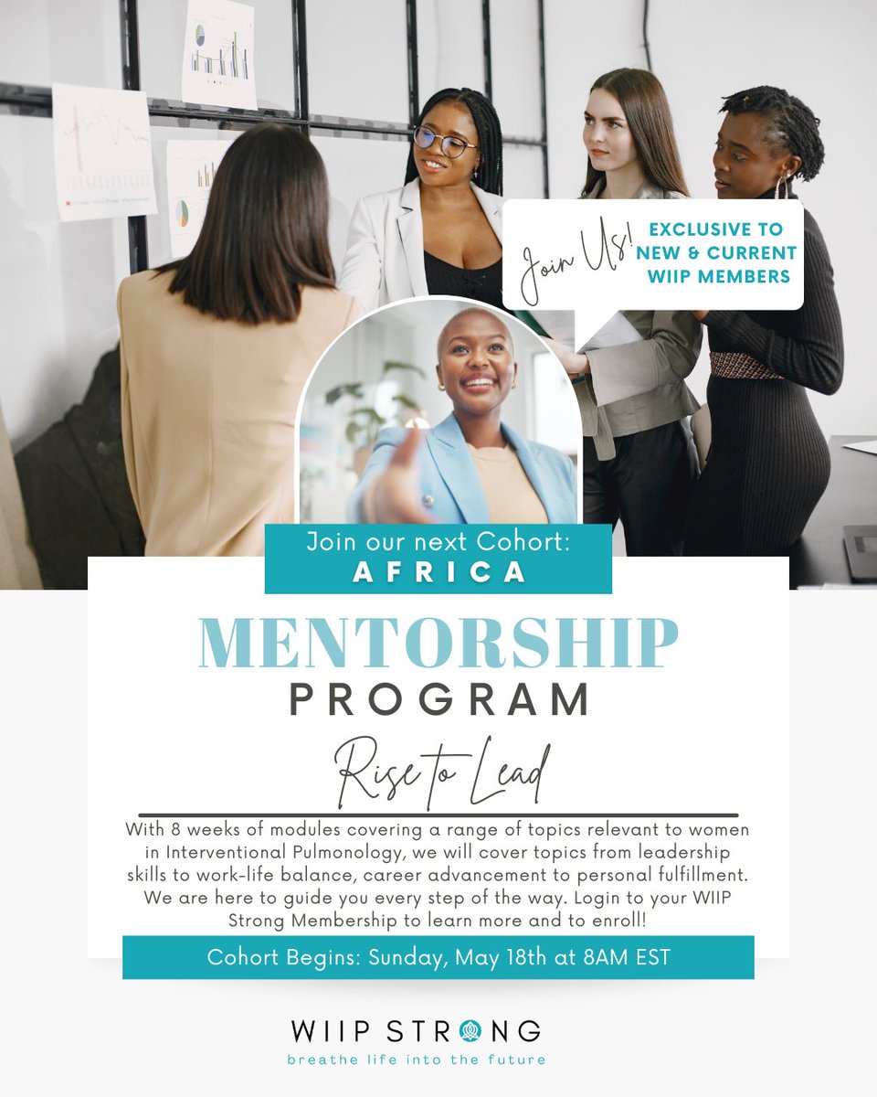 Join a network of women committed to leveling up their careers, expanding their influence, and leading with boldness and clarity. With guidance from top mentors in the field, you’ll gain the tools, confidence, and community you need to thrive.
Register now:wiipstrong.org/links