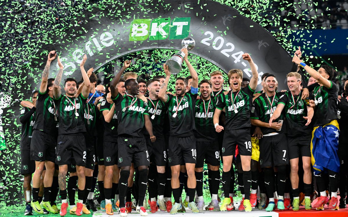 Alziamol🅰️ al cielo!!! 🏆

Siamo i campioni della Serie BKT 24/25!!! 🖤💚

#ForzaSasol