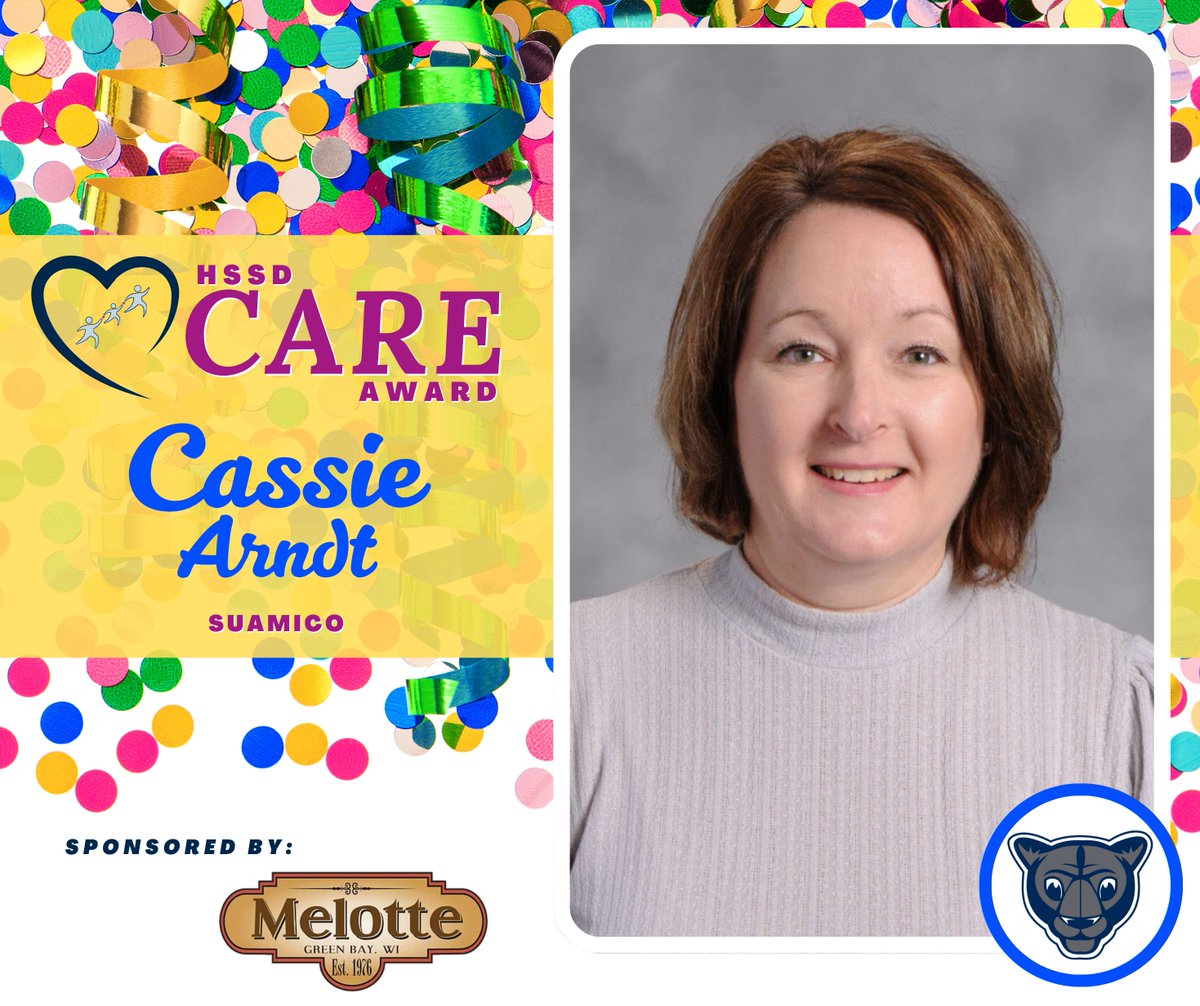 Howard-Suamico Schools (@hssd) on Twitter photo π Congratulations to Cassie Arndt, 3rd grade teacher, for being named the Suamico Elementary HSSD CARE Award winner! We extend our appreciation to Melotte Distributing for sponsoring this award! π <a href="/SuamicoElem/">Ryan Welnetz</a> π Congratulations to Cassie Arndt, 3rd grade teacher, for being named the Suamico Elementary HSSD CARE Award winner! We extend our appreciation to Melotte Distributing for sponsoring this award! π <a href="/SuamicoElem/">Ryan Welnetz</a>
