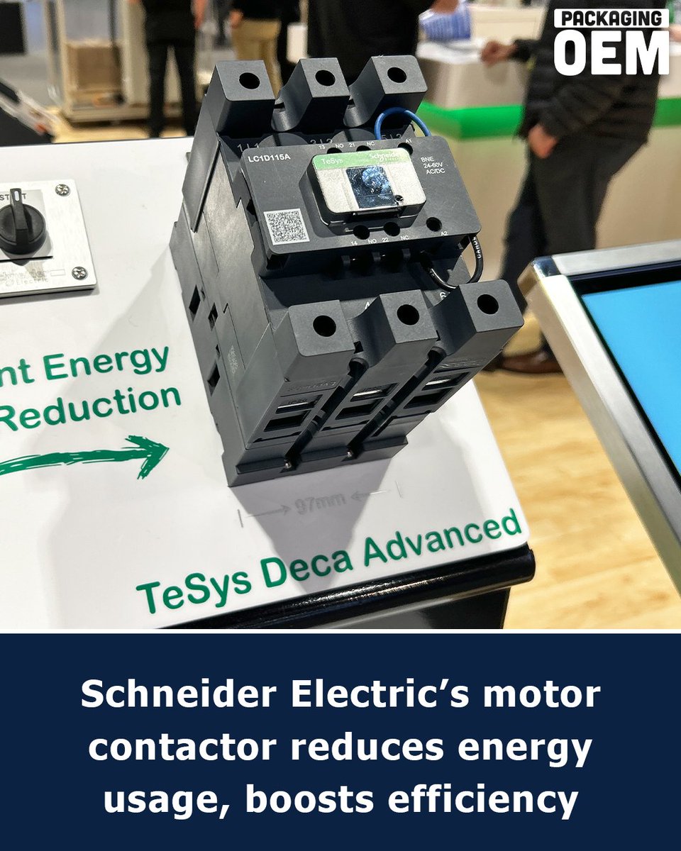 PackagingOEM (@packagingoem) on Twitter photo .<a href="/SchneiderElec/">Schneider Electric</a>'s TeSys Deca Advanced offers versatility for machine builders in reducing energy consumption, and can retrofit other models or commercial references with a single part. packagingoem.com/schneider-elec⦠.<a href="/SchneiderElec/">Schneider Electric</a>'s TeSys Deca Advanced offers versatility for machine builders in reducing energy consumption, and can retrofit other models or commercial references with a single part. packagingoem.com/schneider-elecā¦