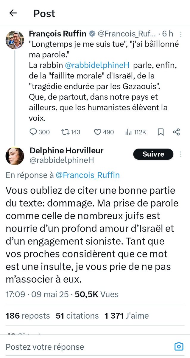 Meriem Laribi مريم لعريبي (@meriem_laribi) on Twitter photo Voilà ce qu'on récolte quand on veut plaire aux colons et aux colonisés <a href="/Francois_Ruffin/">François Ruffin</a>.
Les colons vous ont bien répondu. Voilà ce qu'on récolte quand on veut plaire aux colons et aux colonisés <a href="/Francois_Ruffin/">François Ruffin</a>.
Les colons vous ont bien répondu.