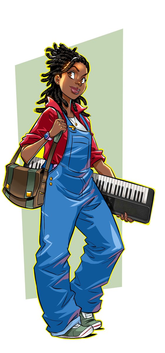 Meet Melody, the lead character in my new animated short film. This one's a musical. Kickstarter drops this Monday. 

Character design by <a href="/marcusthevisual/">marcus williams</a>