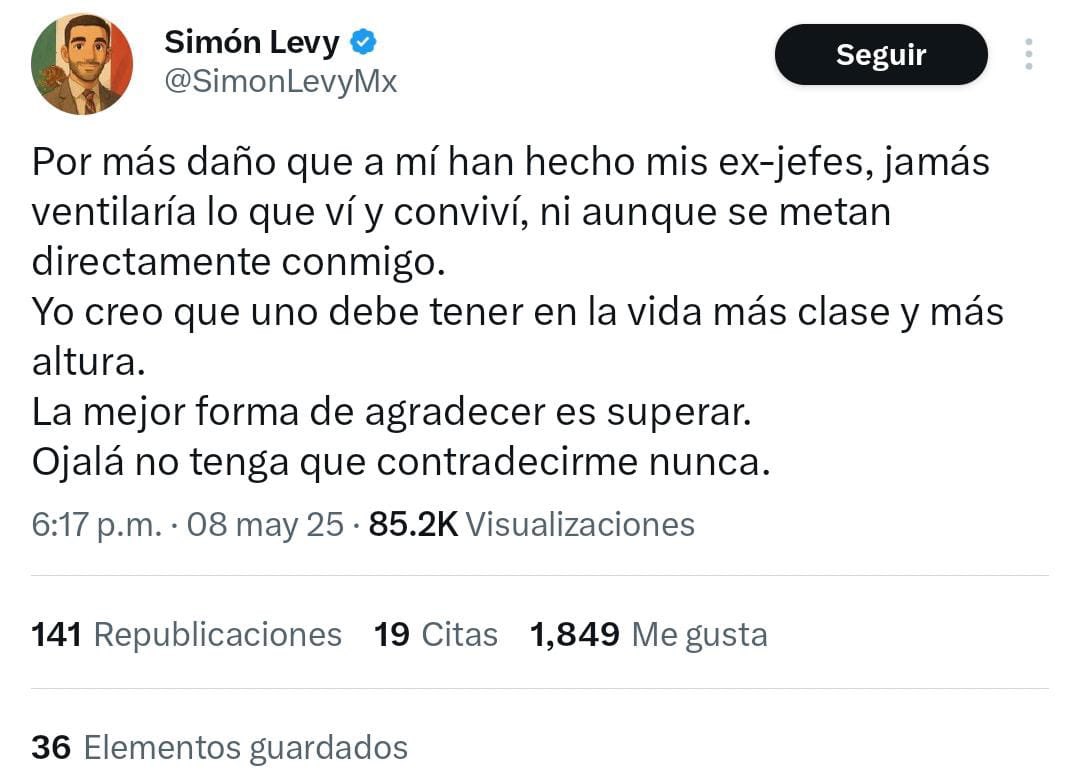 Callo de Hacha (@callodehacha) on Twitter photo ¿“Clase y altura”? ¿Qué no tú abusaste físicamente de una mujer de la tercera edad? <a href="/SimonLevyMx/">Simón Levy</a> ¿“Clase y altura”? ¿Qué no tú abusaste físicamente de una mujer de la tercera edad? <a href="/SimonLevyMx/">Simón Levy</a>