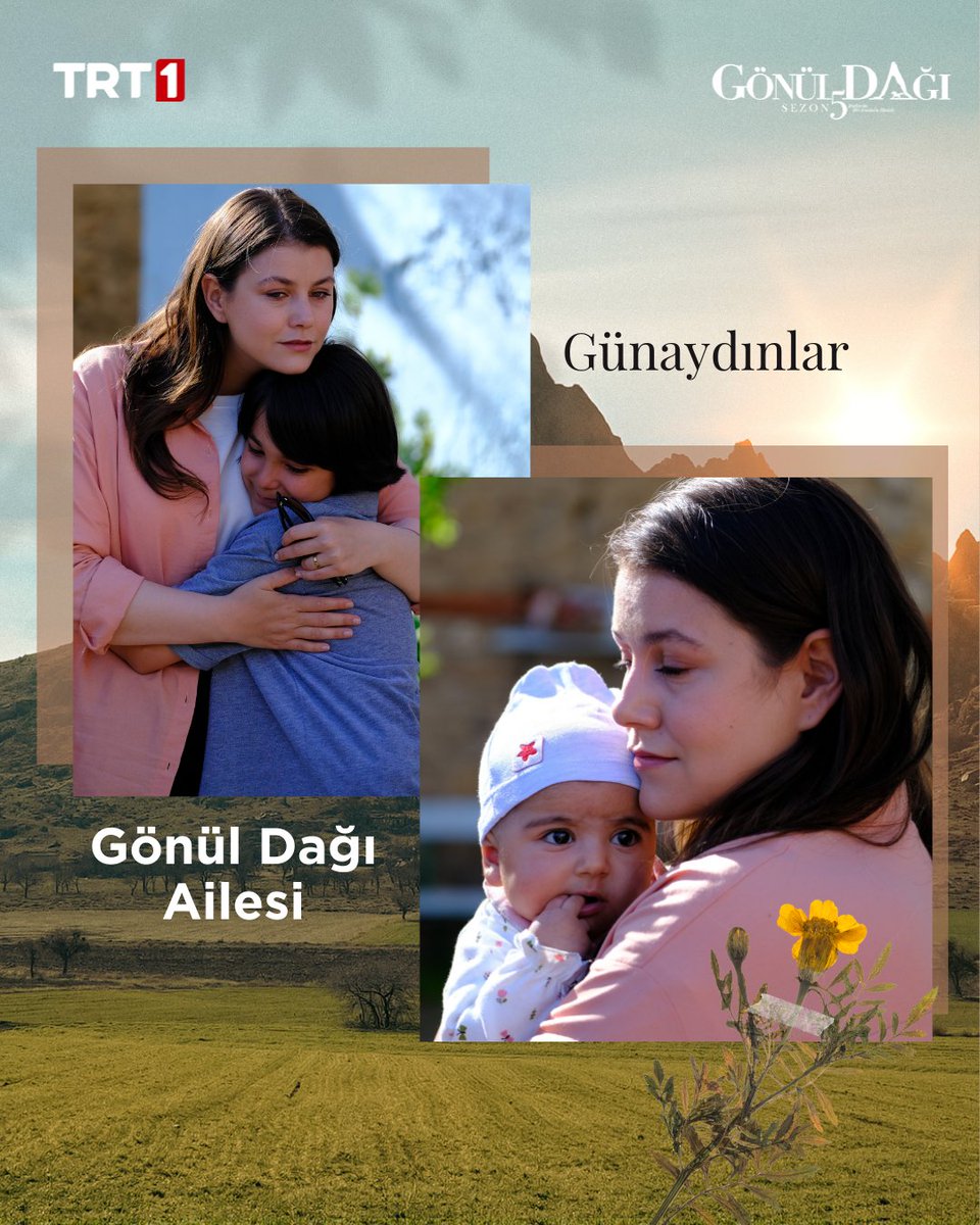 Günaydınlar #GönülDağıAilesi ☀️

#GönülDağı yeni bölümüyle bu akşam saat 20.00’de #TRT1’de! 📺
<a href="/trt1/">TRT 1</a>