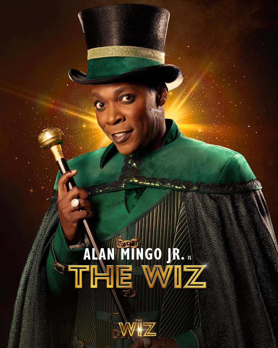 He’s the charisma, charm, and mystique at the heart of Oz. 👑
Meet The Wiz — @alanmingojr is bringing power, presence, and pure showmanship to The Wiz! #TheWizOnTour

Photo by @jeremydanielphoto