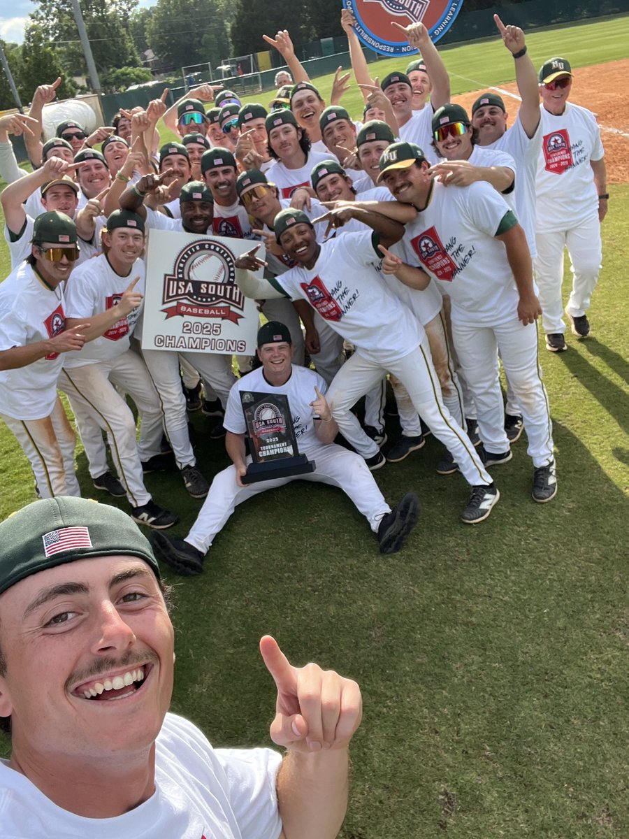 USA South Athletic Conference (@usa_south) on Twitter photo Selfie with the Trophy: Methodist Baseball, 2025 USA South Champions. #selfiewithtrophy
#USASouthChampionships <a href="/mumonarchs/">Methodist Monarchs</a> <a href="/MethodistU/">Methodist University</a> Selfie with the Trophy: Methodist Baseball, 2025 USA South Champions. #selfiewithtrophy
#USASouthChampionships <a href="/mumonarchs/">Methodist Monarchs</a> <a href="/MethodistU/">Methodist University</a>