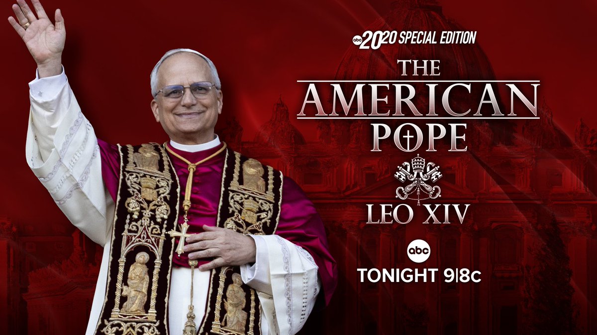 TONIGHT: The world celebrates the historic election of Pope Leo XIV. 

<a href="/DavidMuir/">David Muir</a> reports from the Vatican for a new <a href="/ABC2020/">20/20</a> special edition at 9/8c.