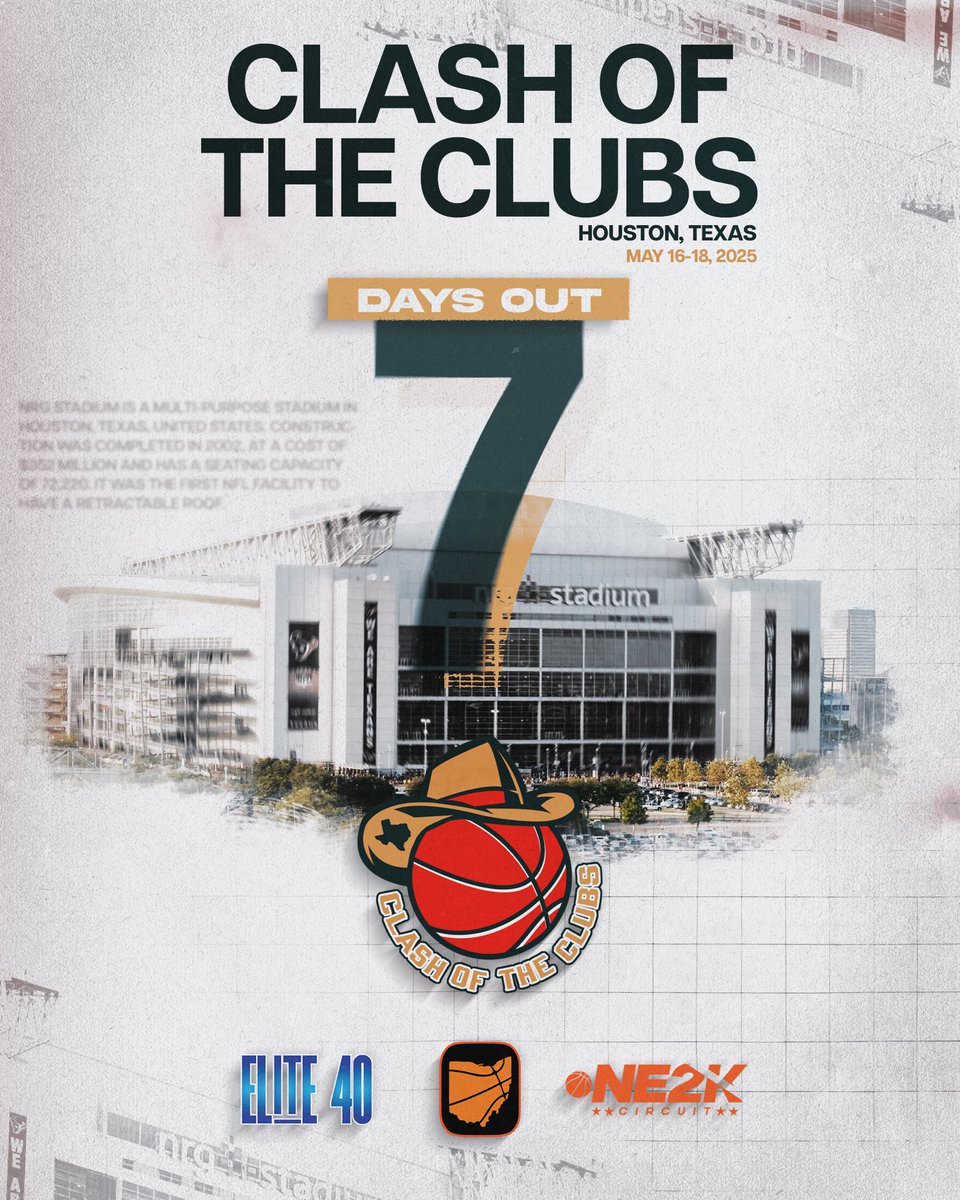 7 days out
Build, battle, and rise
Clash of the clubs is almost here
#houston #E40