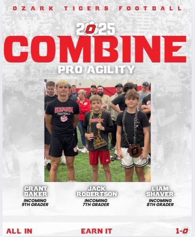 OzarkTigersFB (@ozarktigersfb) on Twitter photo Part 2:
Award Winners from Last Weekendās Rising 7/8/9 Combine!!!
EARN ITā¦1-0!!!
<a href="/OzarkTigers/">Ozark Schools</a> <a href="/OzarkHS/">Ozark Tigers</a> <a href="/OzarkStrength/">Ozark Strength</a> <a href="/OzarkMidSchool/">Ozark Youth Sports</a> Part 2:
Award Winners from Last Weekendās Rising 7/8/9 Combine!!!
EARN ITā¦1-0!!!
<a href="/OzarkTigers/">Ozark Schools</a> <a href="/OzarkHS/">Ozark Tigers</a> <a href="/OzarkStrength/">Ozark Strength</a> <a href="/OzarkMidSchool/">Ozark Youth Sports</a>
