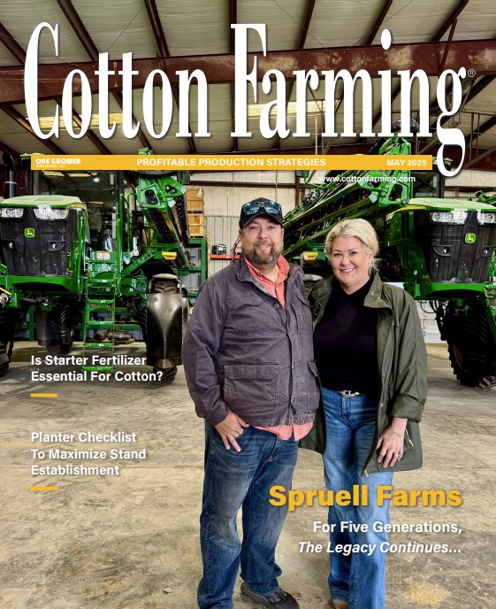 🌱 Spruell Farms is carrying on a legacy of innovation, resilience, and stewardship in Alabama’s cotton country. See how Liz and Jonathan Spruell are shaping the future with PhytoGen® varieties. 👉 Read their story: cottonfarming.com/cover-story/sp…
