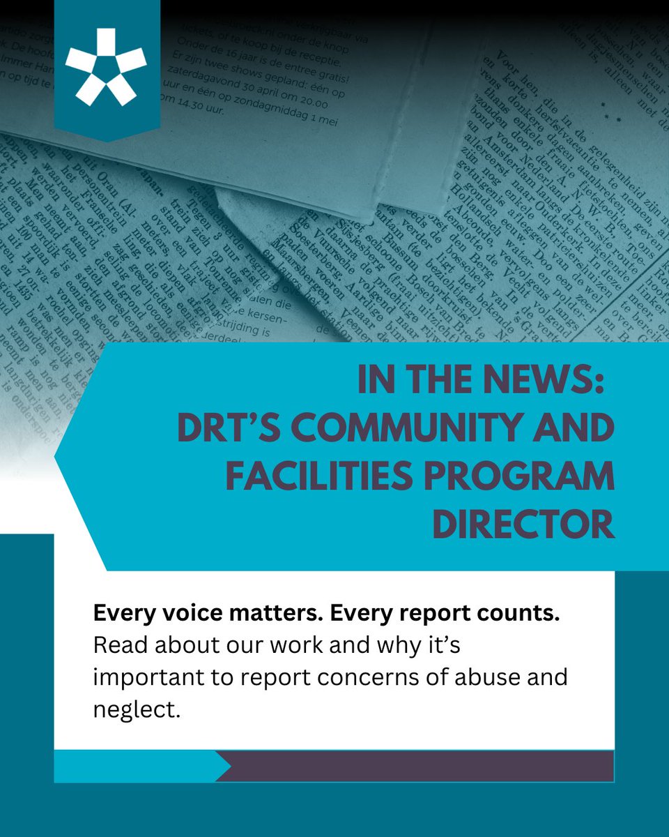 DRT’s April Rosete reminded Tennesseans how important it is to report abuse and neglect. While DRT is not part of the Greene Co. case, we help protect the rights and safety of people with disabilities across the state.
Article: wbir.com/article/news/l…