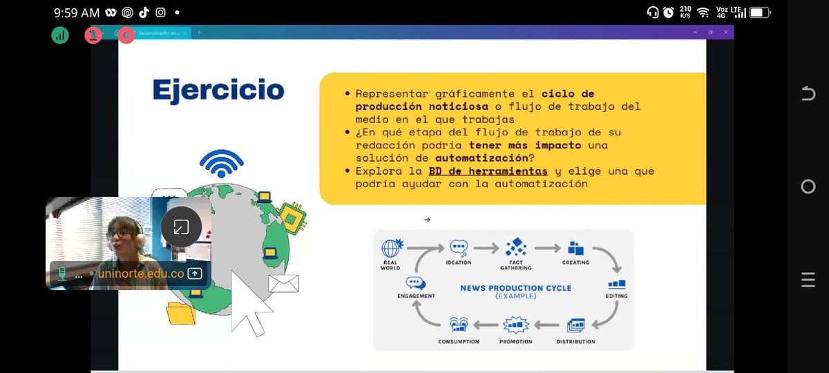 Última sesión del Diplomado SIP CLAEP

Cerramos esta edición con la Dra. Andrea Cancino, quien abordó un tema clave para el periodismo: la automatización en la sala de redacción.

Una jornada para reflexionar sobre cómo la tecnología transforma los procesos informativos.