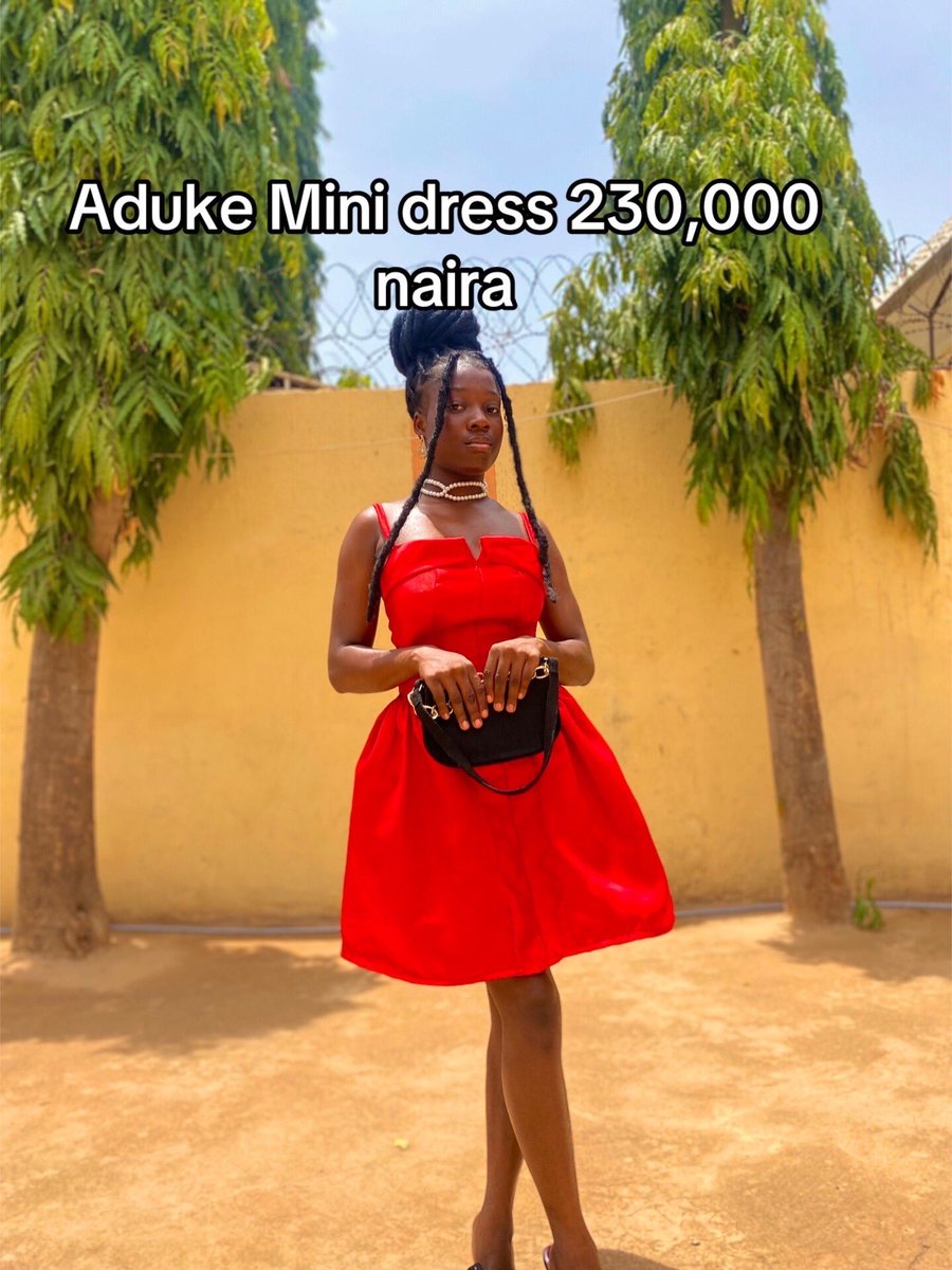 R_A_Y_Only's tweet image. The Aduke Mini Dress
was 230,000 now 23,000 naira
available to order in colors
Nationwide delivery ๐