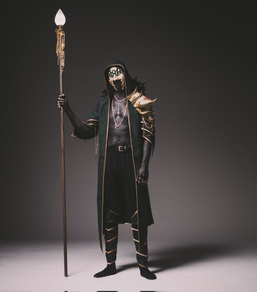 SOTSPodcast's tweet image. Vessel (Sleep Token) is pure majesty in new promotional photograph.