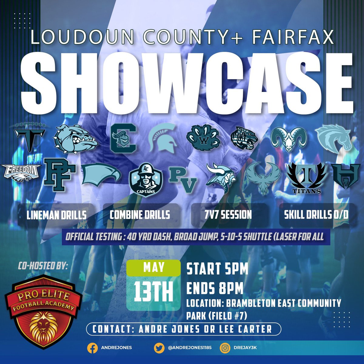Yaw Aidoo (@coachyaw4) on Twitter photo Big time opportunity for some high level competition in the loco area in front of college coaches.
Excited to get a chance to craft with the defensive line as well.
<a href="/LeeMCarter3/">Lee M Carter</a> <a href="/andrejones1185/">Coach Andre Jones</a> <a href="/PrepRedzoneVA/">Prep Redzone Virginia</a> Big time opportunity for some high level competition in the loco area in front of college coaches.
Excited to get a chance to craft with the defensive line as well.
<a href="/LeeMCarter3/">Lee M Carter</a> <a href="/andrejones1185/">Coach Andre Jones</a> <a href="/PrepRedzoneVA/">Prep Redzone Virginia</a>