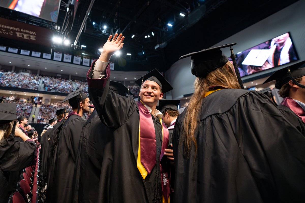 TAMU College of Agriculture & Life Sciences 👍 (@aglifesciences) on Twitter photo Shouting a huge congratulations to the undergraduate #AggiesInAGLS who walked the stage today! 🎓
Your hard work, grit and determination have paid off, and we are so proud and excited for what your futures hold. Congrats, and Gig 'Em, Ags! 🎉
Photos: tx.ag/AGLSGrad25 Shouting a huge congratulations to the undergraduate #AggiesInAGLS who walked the stage today! 🎓
Your hard work, grit and determination have paid off, and we are so proud and excited for what your futures hold. Congrats, and Gig 'Em, Ags! 🎉
Photos: tx.ag/AGLSGrad25