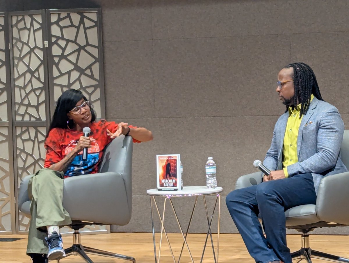 Sadeqwa Simmons (@mrs_simmonsedu) on Twitter photo Let’s Talk: Malcolm Lives! with Dr. Ibram X. Kendi at the Fulton County Library! Malcolm X’s legacy, powerful conversation, and one of the sharpest minds of our time. <a href="/fulcolibrary/">Fulton County Library System</a> #NicStone
#LetsTalkMalcolm #IbramXKendi #FultonLibrary Let’s Talk: Malcolm Lives! with Dr. Ibram X. Kendi at the Fulton County Library! Malcolm X’s legacy, powerful conversation, and one of the sharpest minds of our time. <a href="/fulcolibrary/">Fulton County Library System</a> #NicStone
#LetsTalkMalcolm #IbramXKendi #FultonLibrary