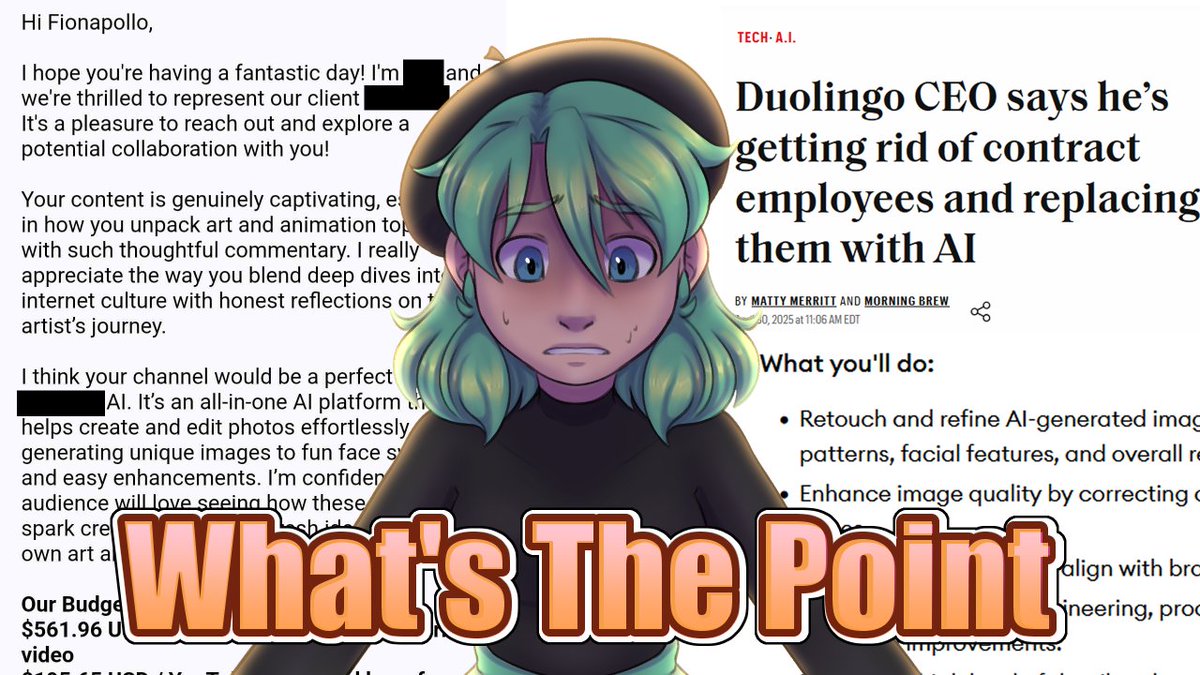 NEW VIDEO TONIGHT 9PM GMT spiralling about the AI takeover. Pls check it out when it drops