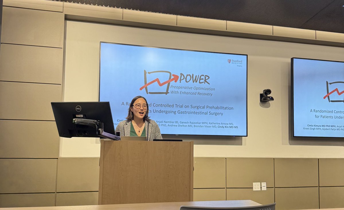 Stanford General Surgery (@stanfordgensurg) on Twitter photo 📲 <a href="/OpNotes/">SUSurgeryResidency</a> Resident <a href="/cintia_kimura/">Cintia Kimura MD PhD MPH</a> is helping us take prehabilitation home with a multimodal app-delivered program. #Holman25 📲 <a href="/OpNotes/">SUSurgeryResidency</a> Resident <a href="/cintia_kimura/">Cintia Kimura MD PhD MPH</a> is helping us take prehabilitation home with a multimodal app-delivered program. #Holman25
