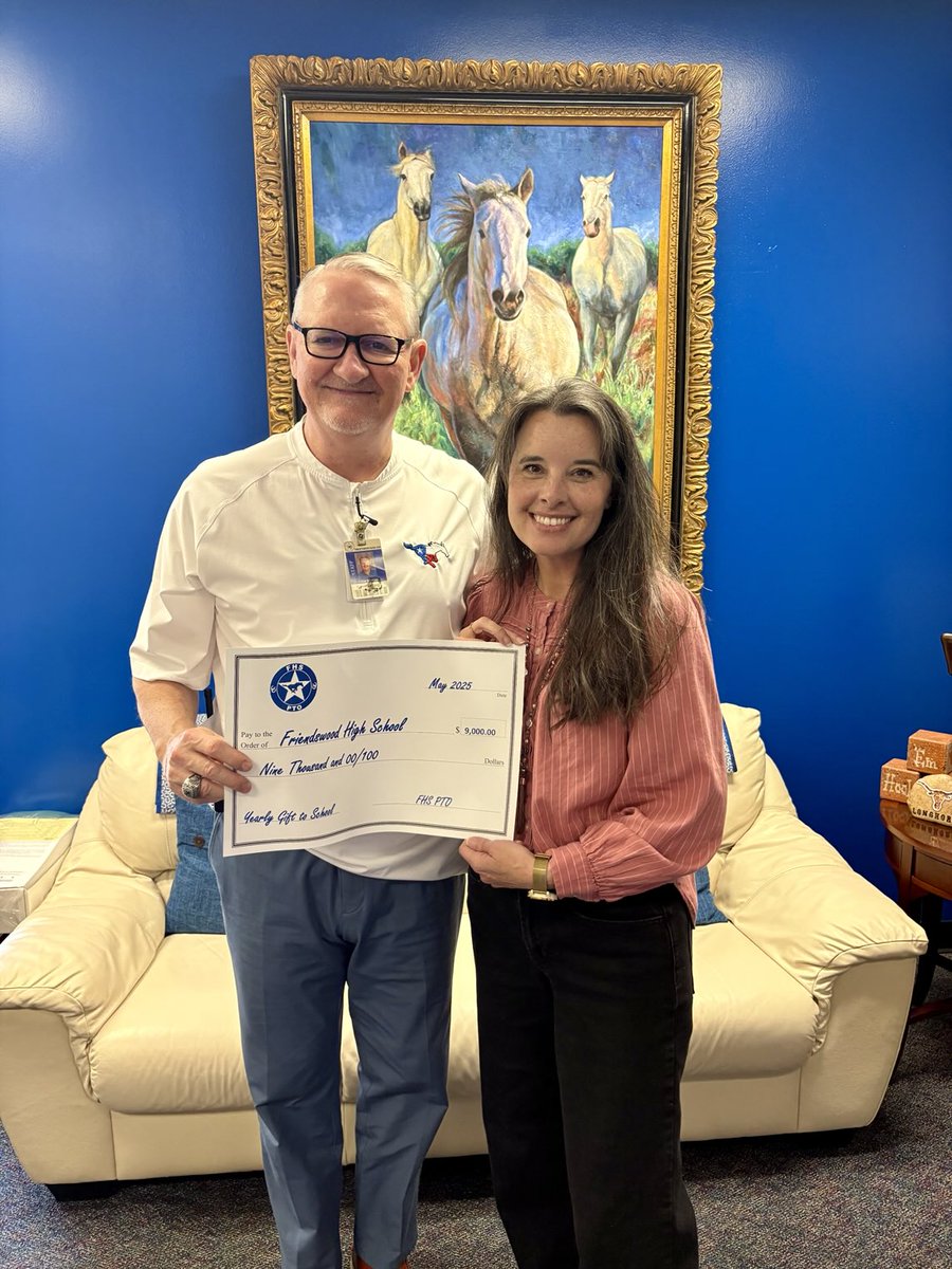 Mark Griffon (@fwoodg) on Twitter photo FHS excited to receive our annual support from our outstanding PTO! These funds will be used to support our collaborative learning spaces for our kids! Our PTO makes a huge difference for our Teachers & Students! Way to go Shawna! #MustangMagic <a href="/fhsmustangs/">Friendswood High School</a> FHS excited to receive our annual support from our outstanding PTO! These funds will be used to support our collaborative learning spaces for our kids! Our PTO makes a huge difference for our Teachers & Students! Way to go Shawna! #MustangMagic <a href="/fhsmustangs/">Friendswood High School</a> 