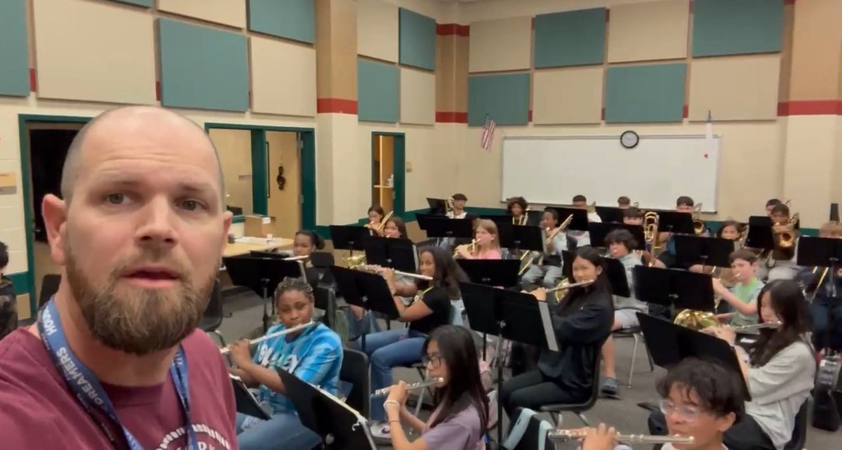 Today was Switch Day! The staff switched jobs and walked a day in someone else’s shoes. Our Longhorns learned science from Dr. Johnson, band was taught by Mr. Fraser, our counselor Ms. Yockey taught choir and the rest of the staff was mixed up all over campus.