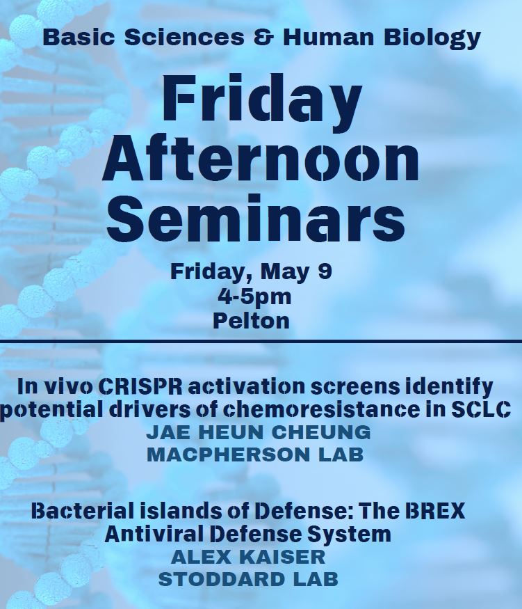Hutch Basic Sciences (@hutchbasicsci) on Twitter photo We’re excited to have Alex Kaiser from the Stoddard Lab and Jae Heun Cheung from Human Biology’s <a href="/DMacPhersonLab/">DavidMacPherson</a> sharing their latest research at Friday Afternoon Seminars. For everyone @FredHutch, don’t miss two fantastic talks today at 4:00! We’re excited to have Alex Kaiser from the Stoddard Lab and Jae Heun Cheung from Human Biology’s <a href="/DMacPhersonLab/">DavidMacPherson</a> sharing their latest research at Friday Afternoon Seminars. For everyone @FredHutch, don’t miss two fantastic talks today at 4:00!