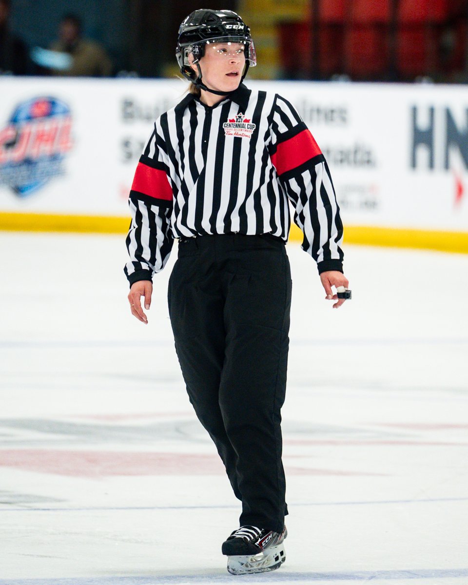 Hockey Canada (@hockeycanada) on Twitter photo Congratulations to Cianna Lieffers on becoming the first woman to officiate a game at the #CentennialCup! 🦓
Félicitations à Cianna Lieffers, la première femme à arbitrer un match à la #CoupeDuCentenaire! 🦓
<a href="/hockeysask/">Hockey Saskatchewan</a> Congratulations to Cianna Lieffers on becoming the first woman to officiate a game at the #CentennialCup! 🦓
Félicitations à Cianna Lieffers, la première femme à arbitrer un match à la #CoupeDuCentenaire! 🦓
<a href="/hockeysask/">Hockey Saskatchewan</a>