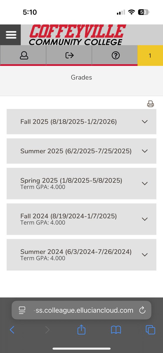 3rd semester with a 4.0✅