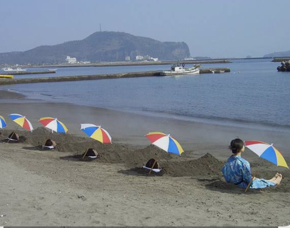 <a href="/ShouldHaveCat/">Why you should have a cat</a> It's a natural sand bath hot spring in Kagoshima Prefecture. It's good for detoxing.