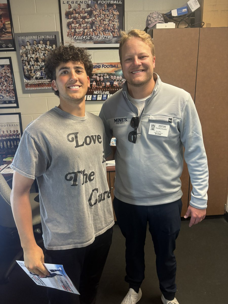 Ryan Iglesias (@ryan_iglesias1) on Twitter photo Love talking to <a href="/TimBrandon5/">Tim Brandon</a> about <a href="/MinesFootball/">Mines Football</a>. Grateful for the camp invite and super excited to get up there soon! Love talking to <a href="/TimBrandon5/">Tim Brandon</a> about <a href="/MinesFootball/">Mines Football</a>. Grateful for the camp invite and super excited to get up there soon!
