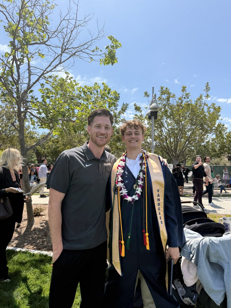 Four undergrads and one masters degree complete. Proud of each of these dudes and their dedication!