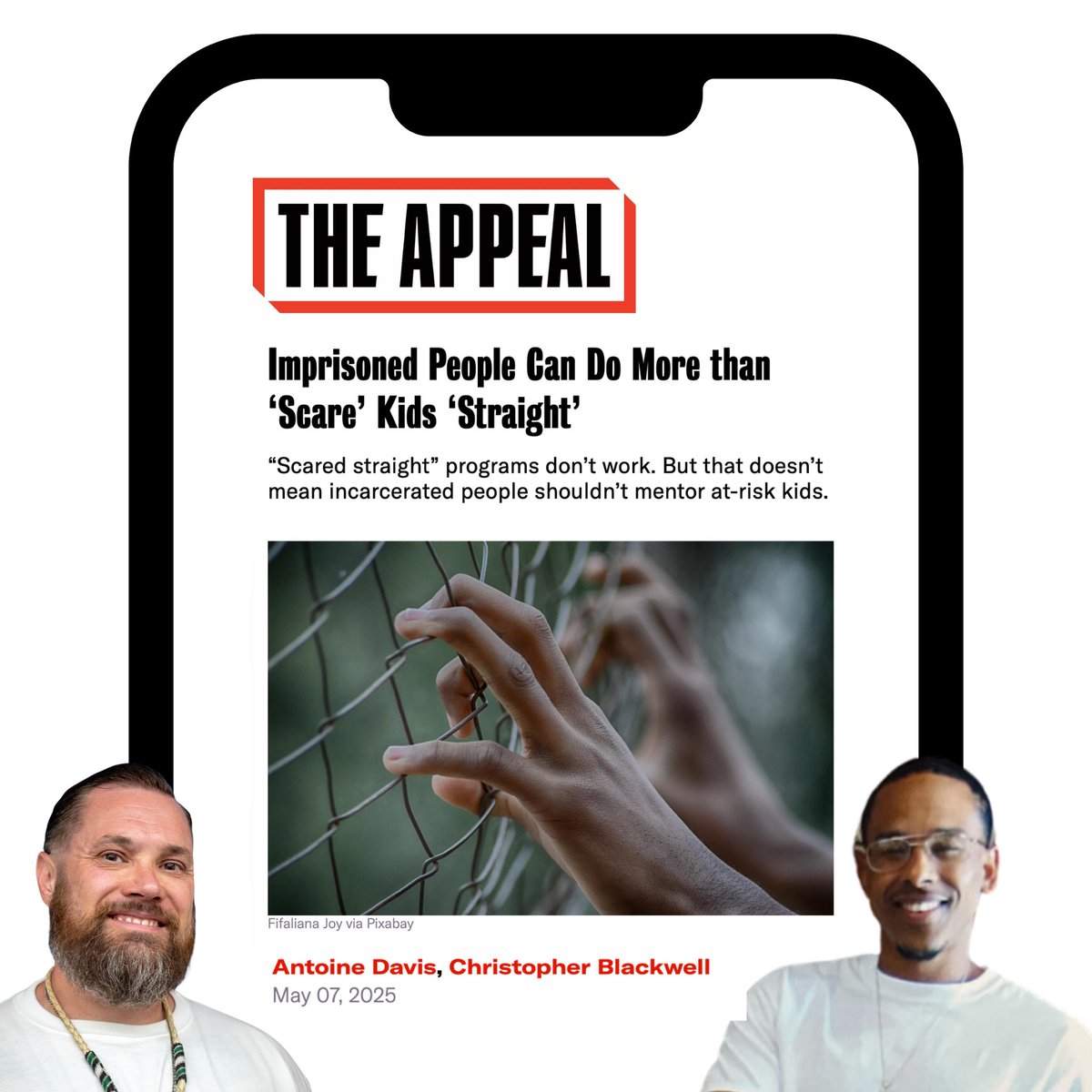 📰 Look2Justice Director of Inside Organizing Antoine Davis and ED Chris Blackwell penned this piece about the failures of programs created to scare children into from causing harm.

🔗 Read the article and learn more, link in bio!

#chrisblackwell #antoinedavis #look2justice