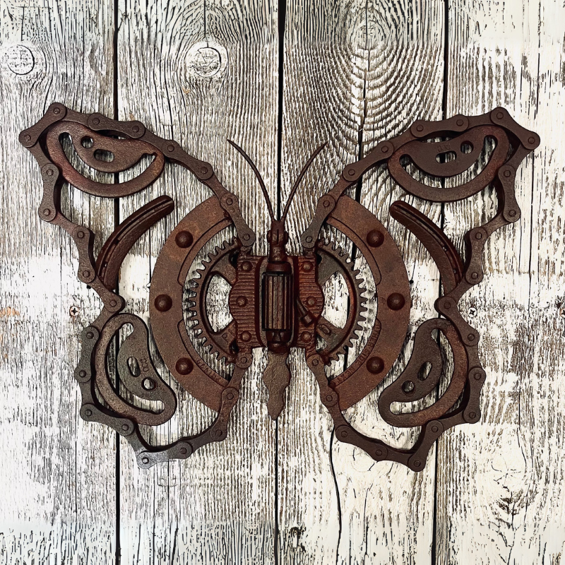P45Graphic's tweet photo. Emylee
10 lbs
16" w x 12" h
https://t.co/nAspjFqePS
#MarkDankerMetalArtist #MetalArt #MetalSculpture #ButterflySculpture #Emylee #OklahomaArtist #p45Graphic #p45metalart #butterfly https://t.co/16BhtQ96Wo