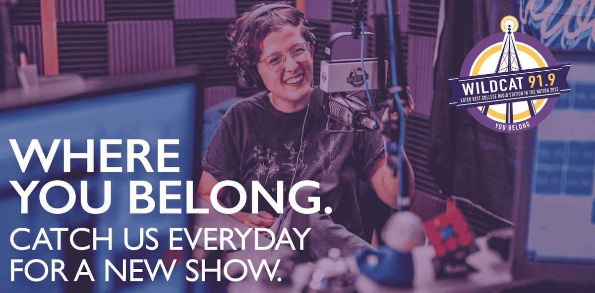 K-State Collegian (@kstatecollegian) on Twitter photo At Wildcat 91.9, You Belong!
@wildcat919fm At Wildcat 91.9, You Belong!
@wildcat919fm
