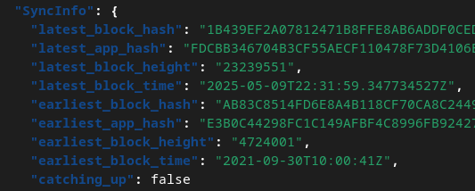 Finally! 🎉
Full #TerraClassic archive node, running on high-end bare metal with a state size of 20TB. Using a performance-tuned pebbledb backend for high throughput.

Syncing took quite a while (few months) on backported pebble-patched versions of terrad. But now it's ready to