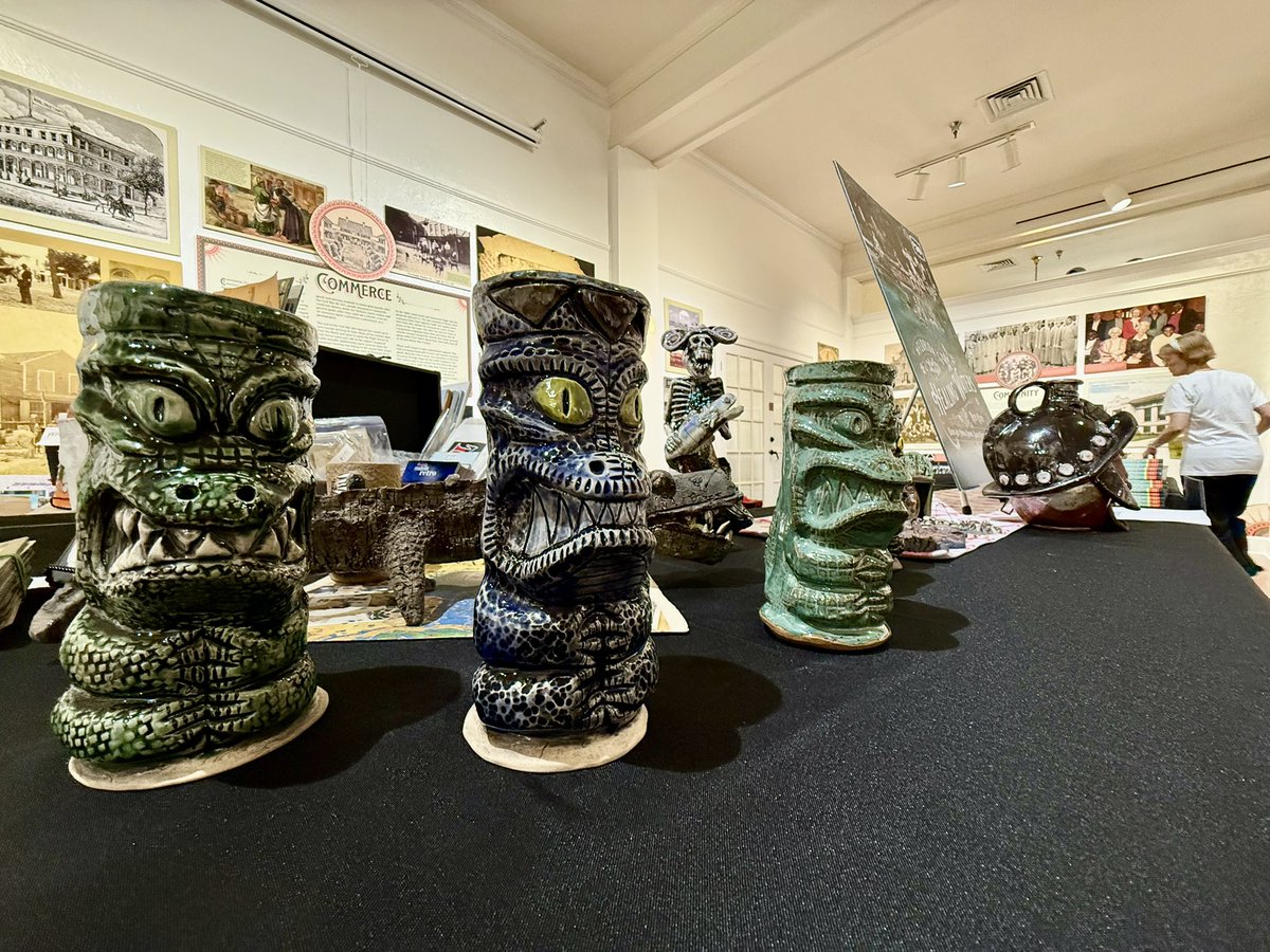 All set up for tomorrow’s Floridiana Festival at the Matheson Museum in Gainesville