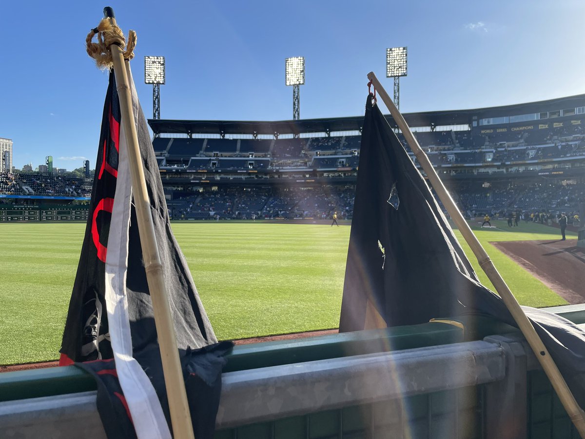 Today’s view.🖤🗡️🏴‍☠️💛
#LetsGoBucs #Pirates