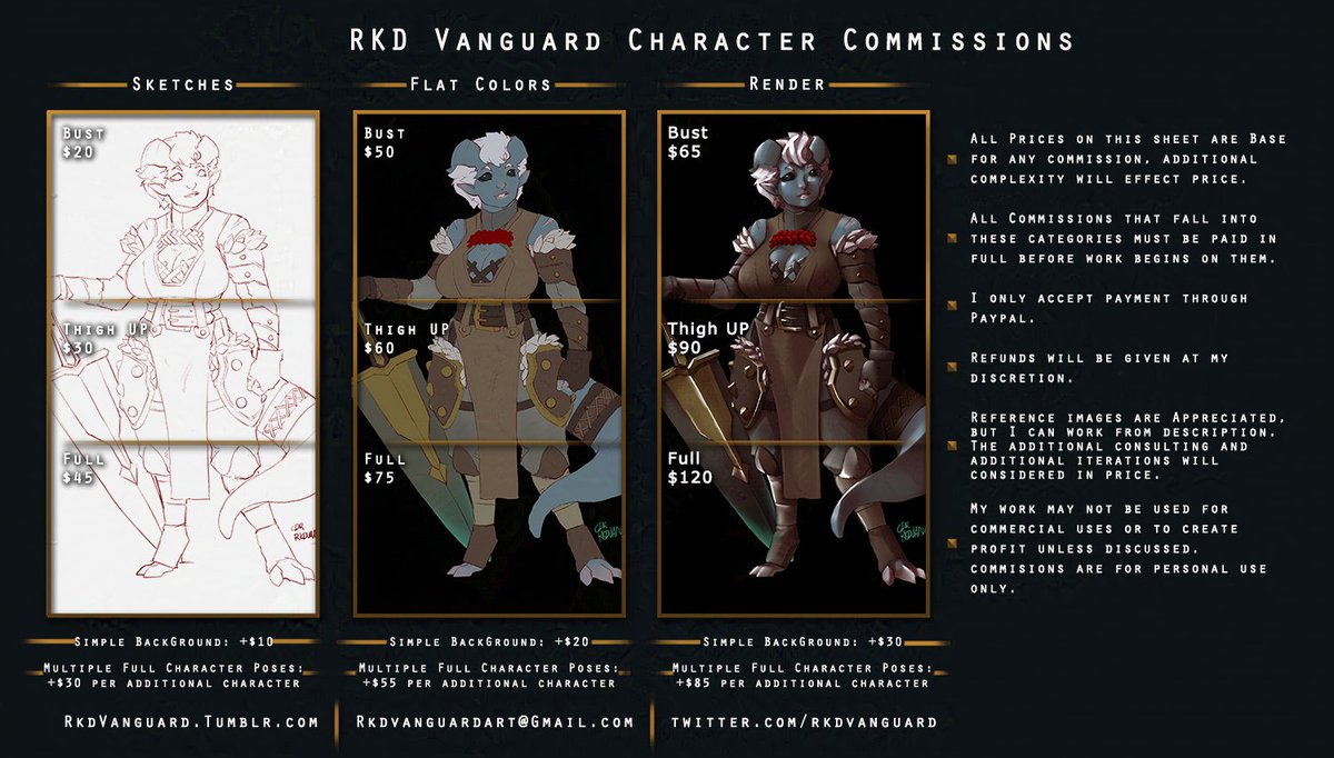 rkdvanguard's tweet image. want some art? I'll doodle for ya! :V
forms.gle/JRqWNYxZMwo5Ye…
#commissionsopen #CommissionSheet