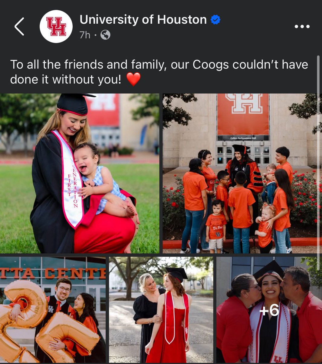 First generation, but not the last! ❤️ <a href="/UHouston/">University of Houston</a> <a href="/UHCOE/">UH College of Education</a>