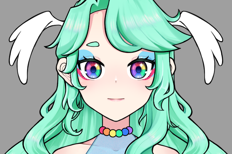 sometimes i take a break from coloring to admire their cute face 🥺